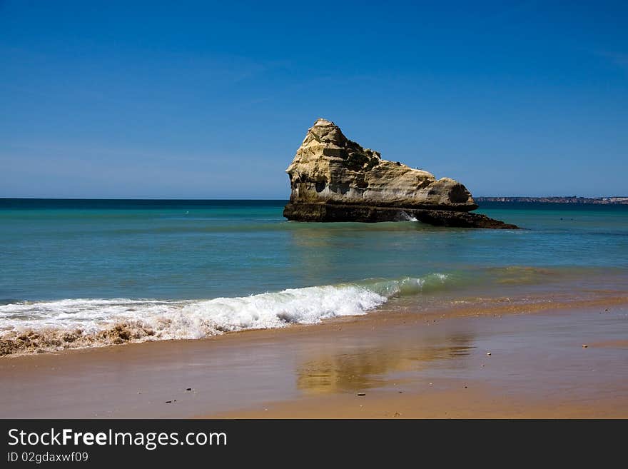 Praia da rocha beach,portugal-algarve