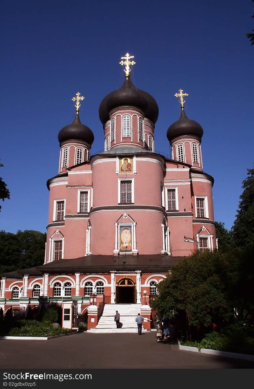 Donskoi Monastery in Moscow, Russia