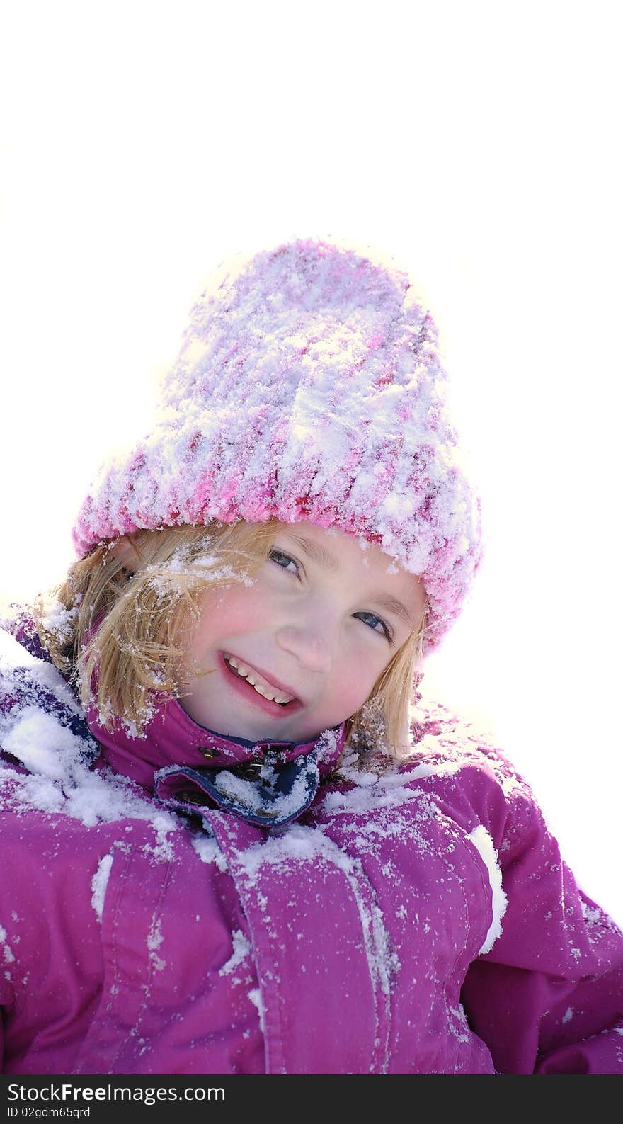 Little Girl in Snow