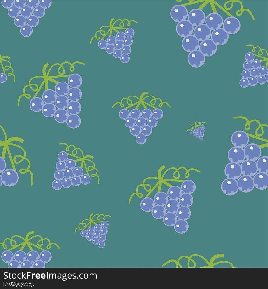 Background With Grape