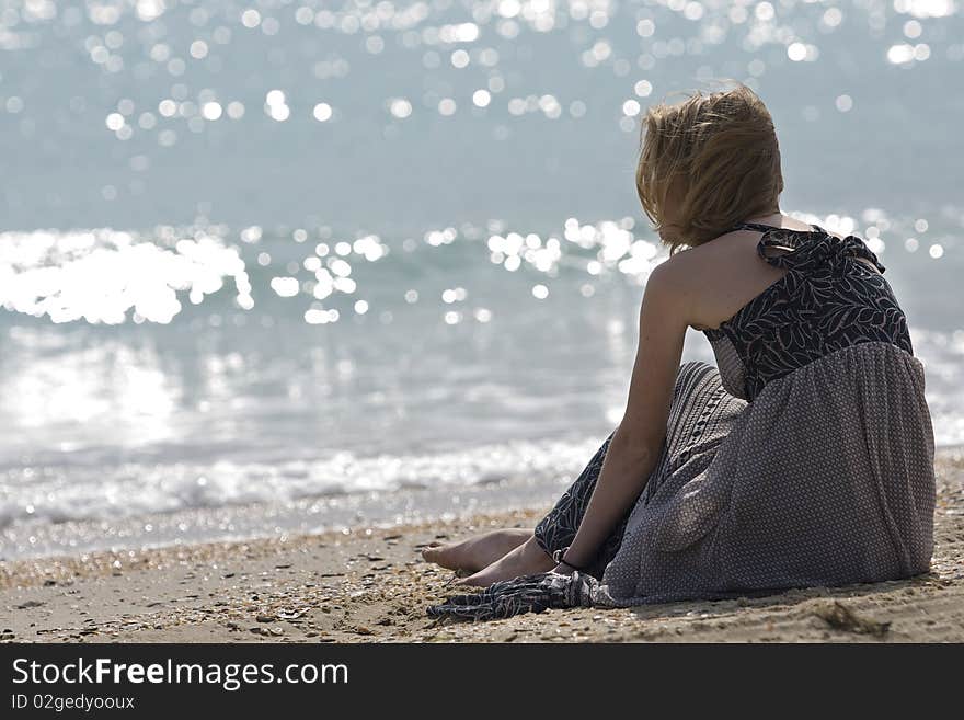 The girl and the sea