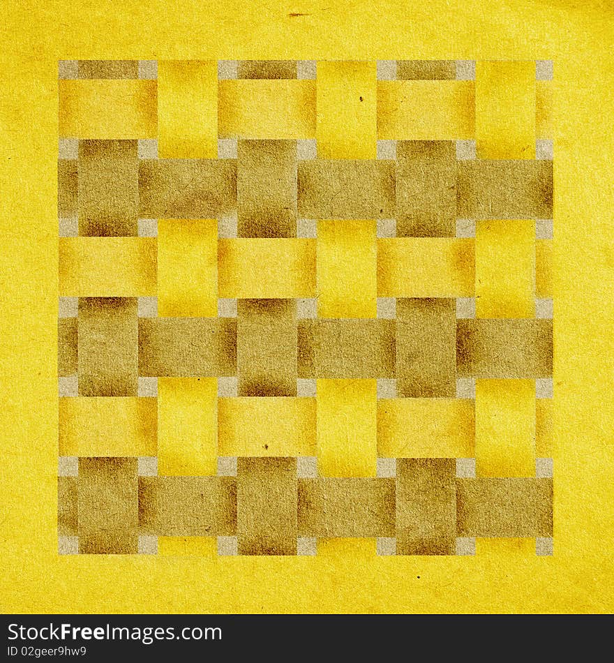 Old paper decorated with basketwork pattern, seamless abstract background. Old paper decorated with basketwork pattern, seamless abstract background