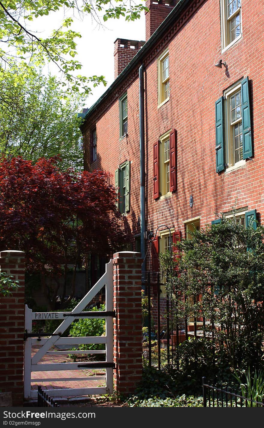 A house in the historic Old City section of Philadelphia. A house in the historic Old City section of Philadelphia.