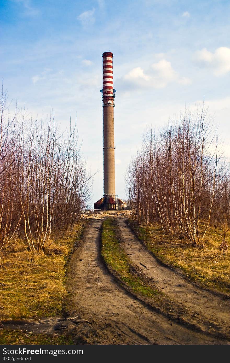 Ruins of a very heavily polluted industrial site, 1890's the place was known as one of the most polluted towns in Europe. Ruins of a very heavily polluted industrial site, 1890's the place was known as one of the most polluted towns in Europe.