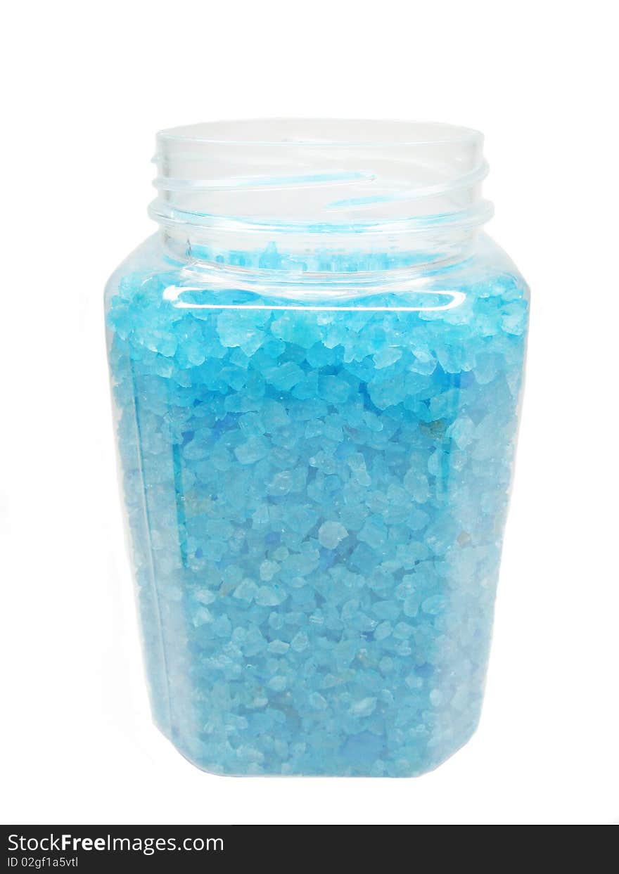 Blue bathing sea salt