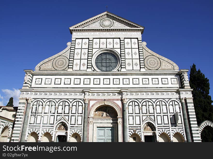 Basilica of Santa Maria Novella - famous landmark of Florence, Italy