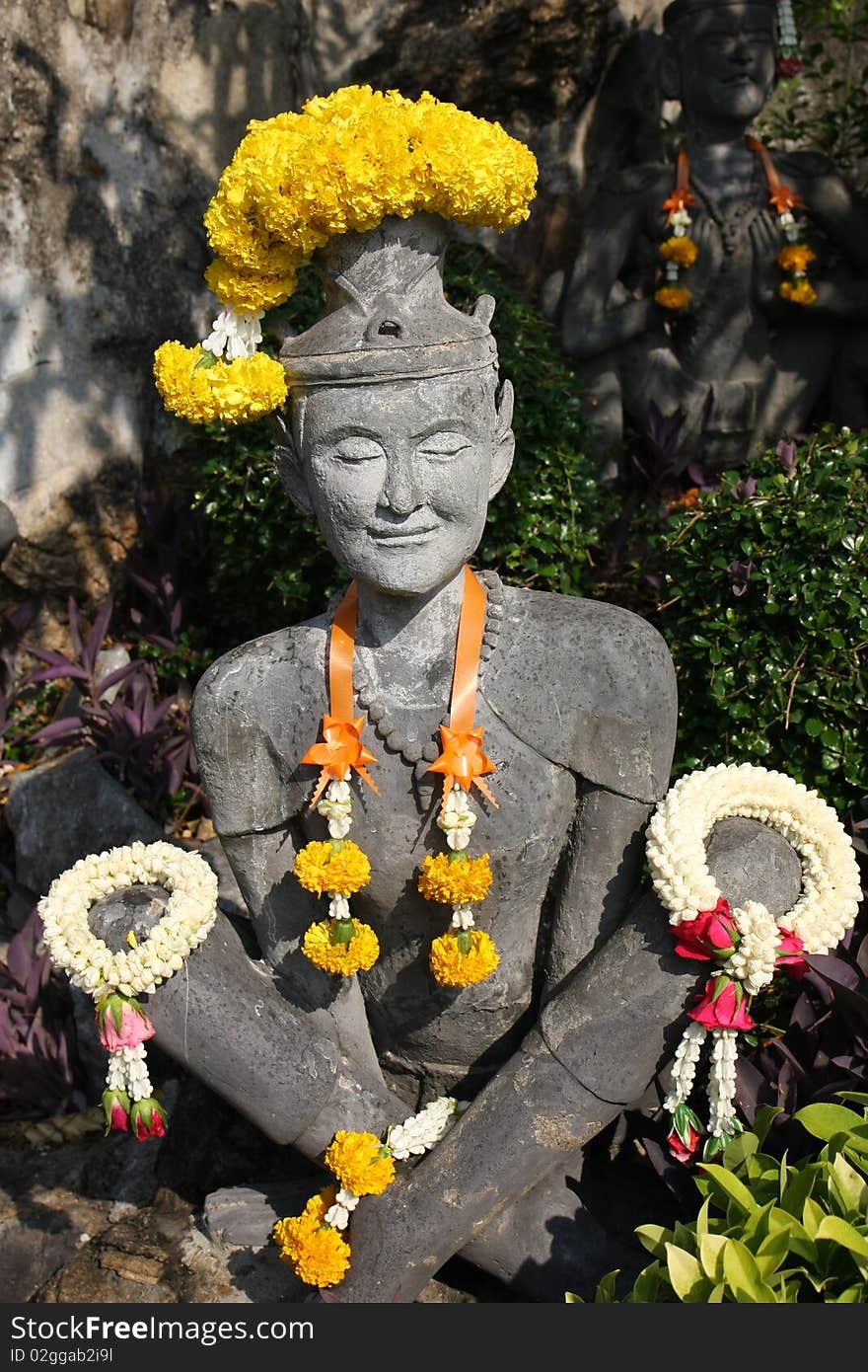 à¹‡à¸³Hermit statue in Wat Pho, Thailand