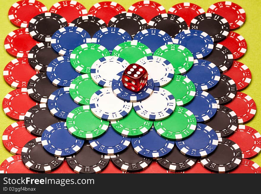 Casino Chips background