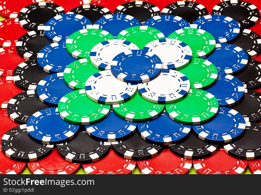 Casino Chips background