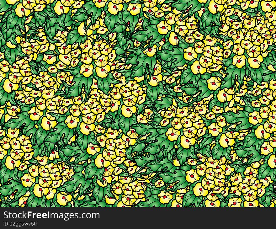 Bright Yellow Flowers