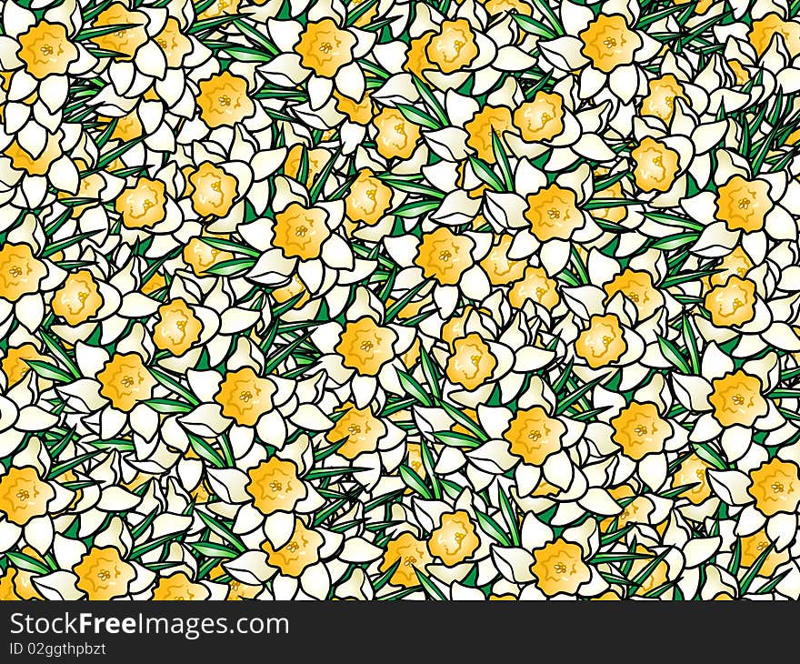 Beautiful floral ornament pattern, illustration. Beautiful floral ornament pattern, illustration