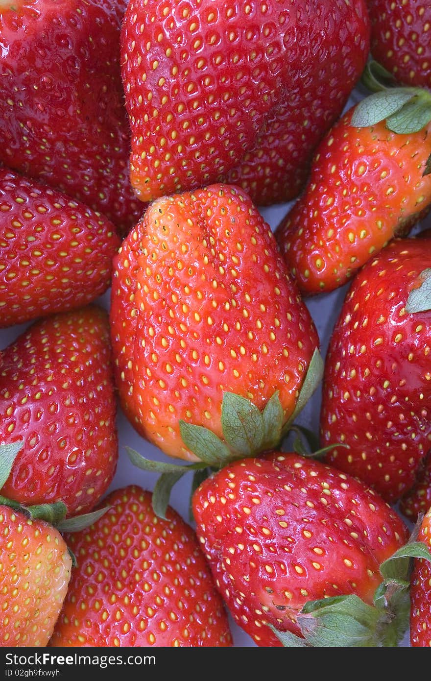 Fresh wild strawberry ready to eat. Fresh wild strawberry ready to eat