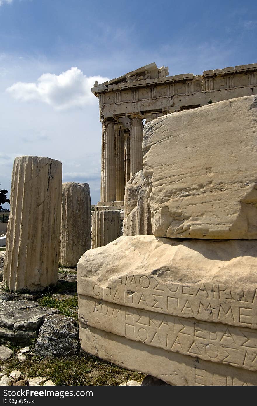 The Parthenon in Athens