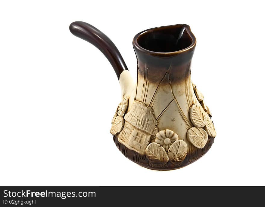 Clay Coffeepot