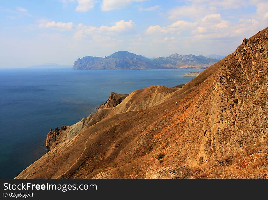 Cimmerian Mountains And The Sea. Frame 5359