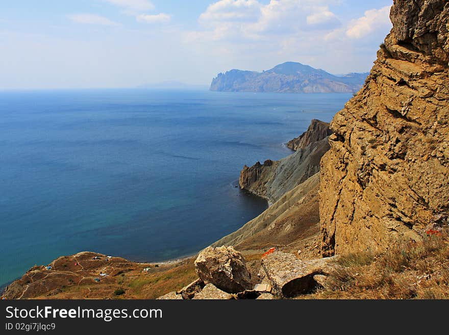 Cimmerian Mountains And The Sea. Frame 5384