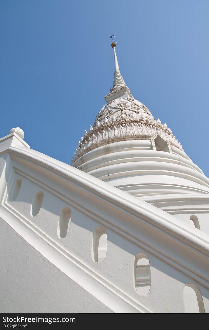 White Pagoda Stair, Petchburi Thailand