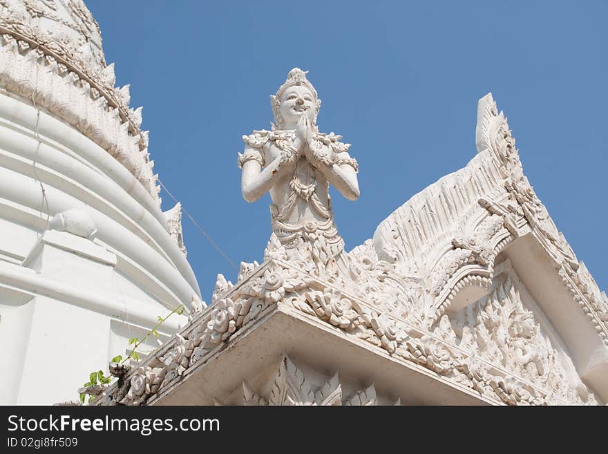 White Angel in Place, Petchburi Thailand