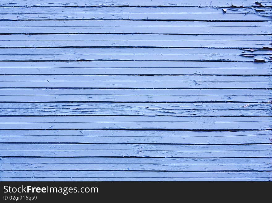 Blue Wooden Background