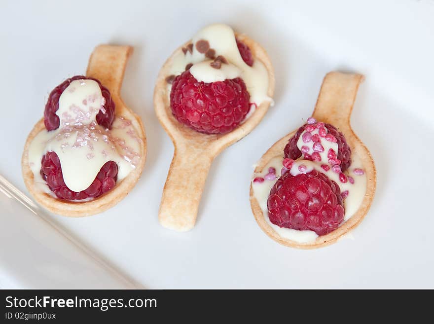 Fruity Pastry Spoons