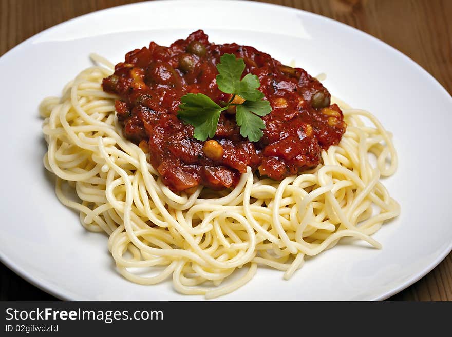 Spaghetti bolognese