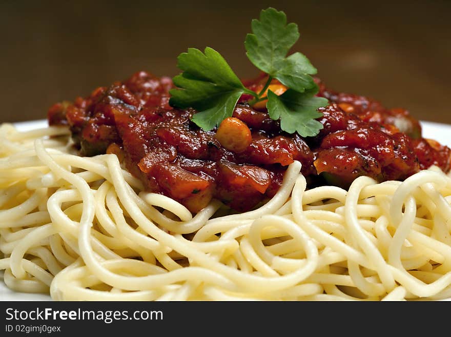 Spaghetti bolognese