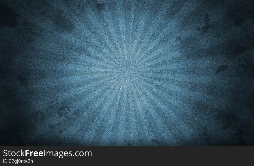 Blue grungy abstract background