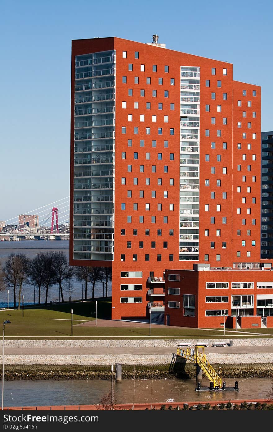 Modern architecture in Rotterdam