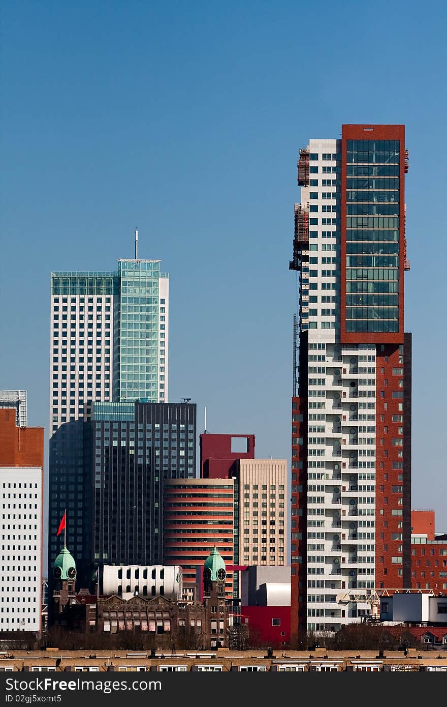 Modern architecture in Rotterdam