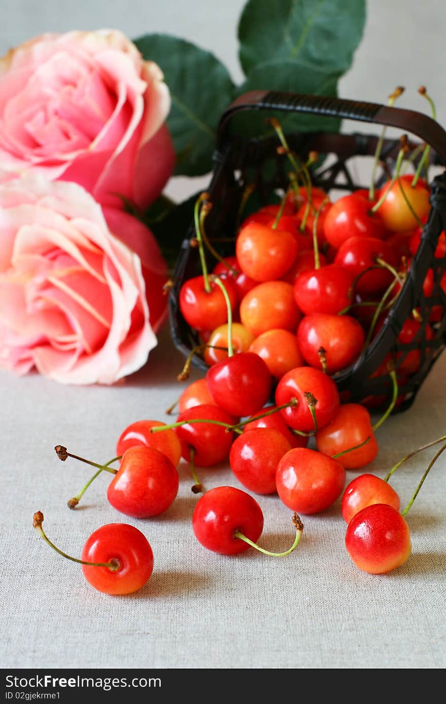 Fresh  cherries