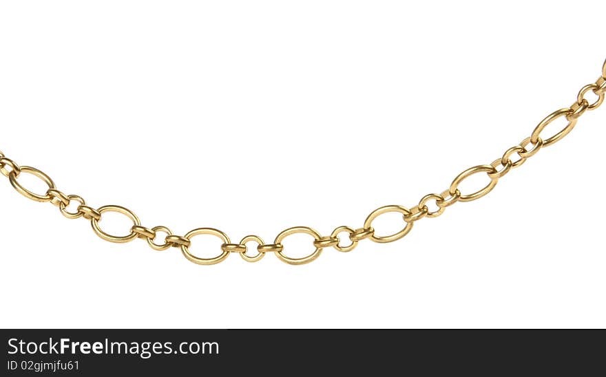 Chain on a white background