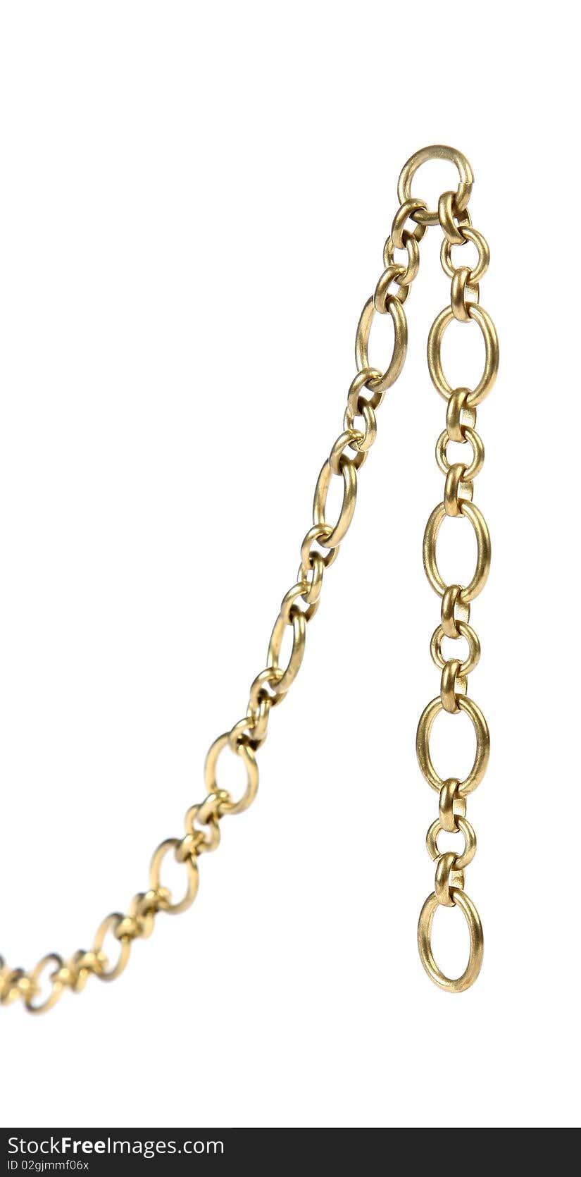 Chain on a white background