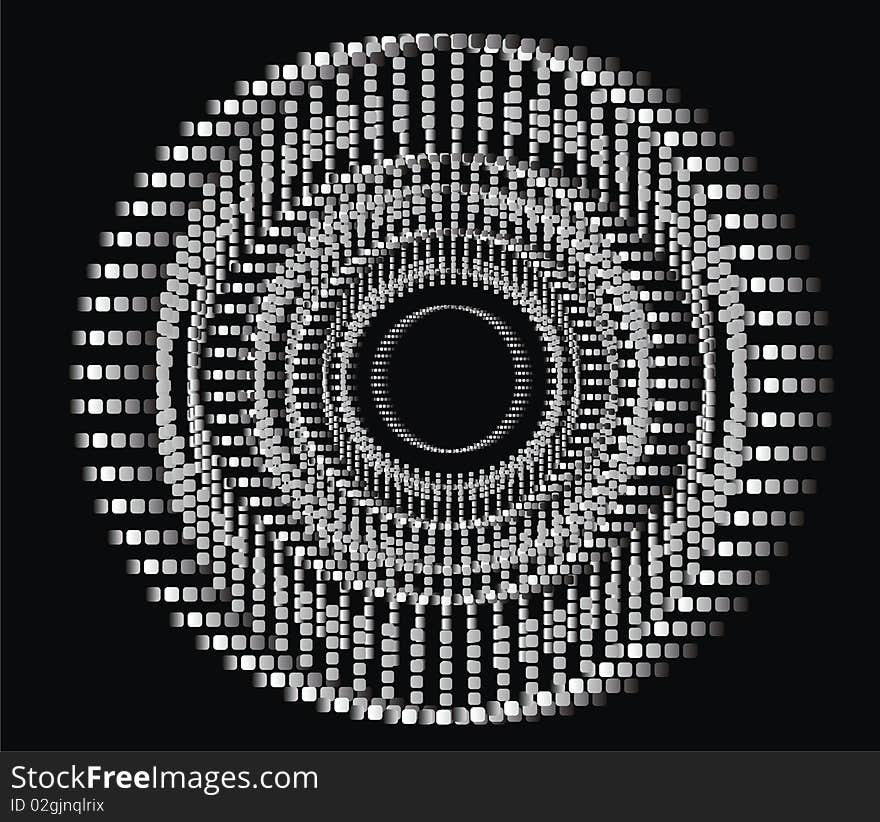 Of dots on a black background with a background graphic, web design. Of dots on a black background with a background graphic, web design