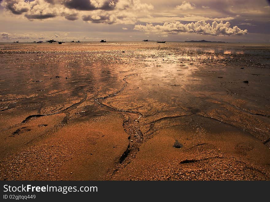 Texture Of A Beach