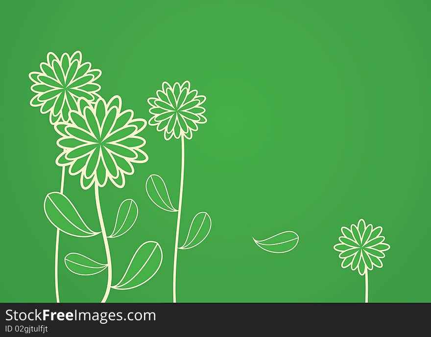 Vector Green Background