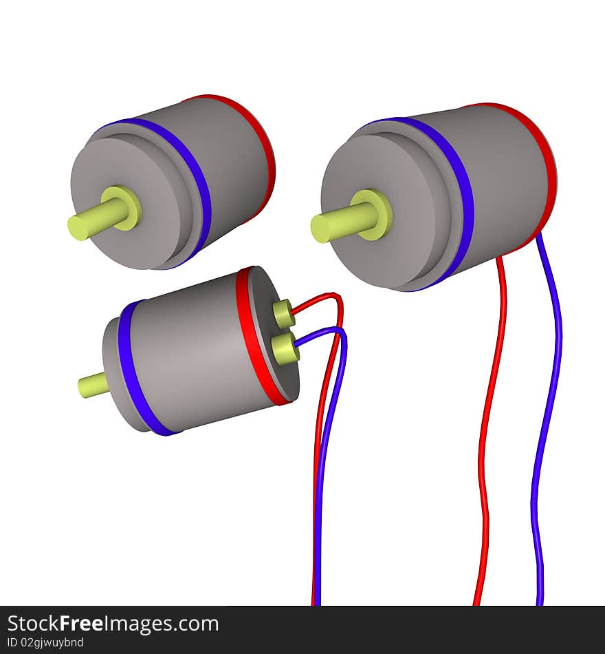 3d Electrical Motors