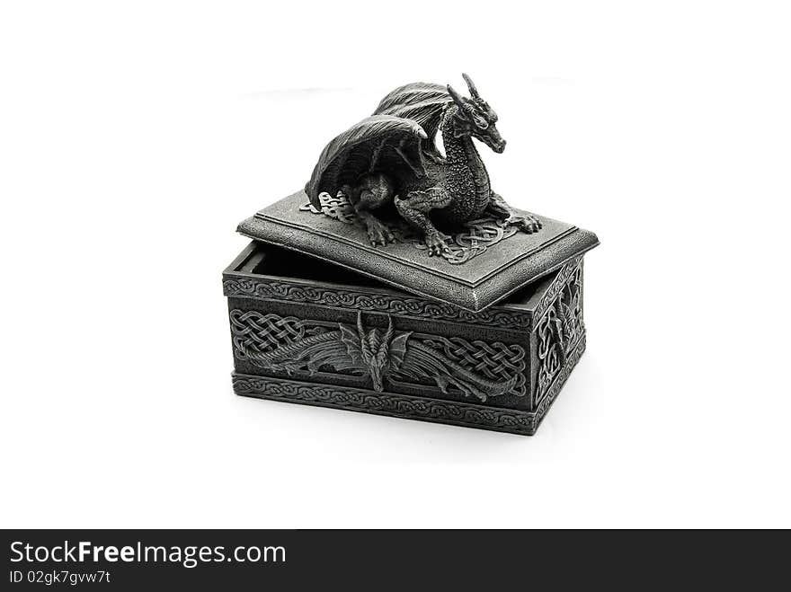 Casket with a dragon