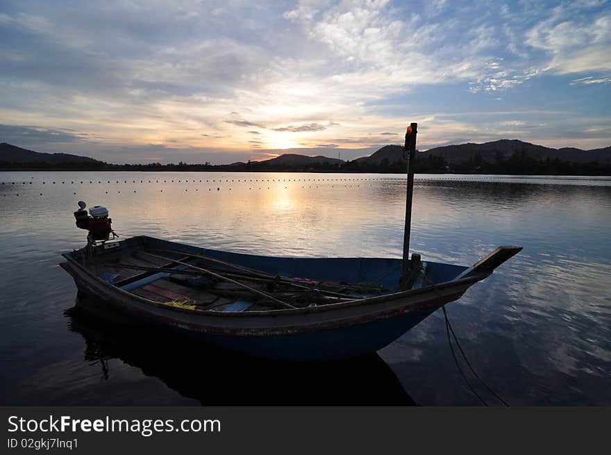 Sunset in Thailand