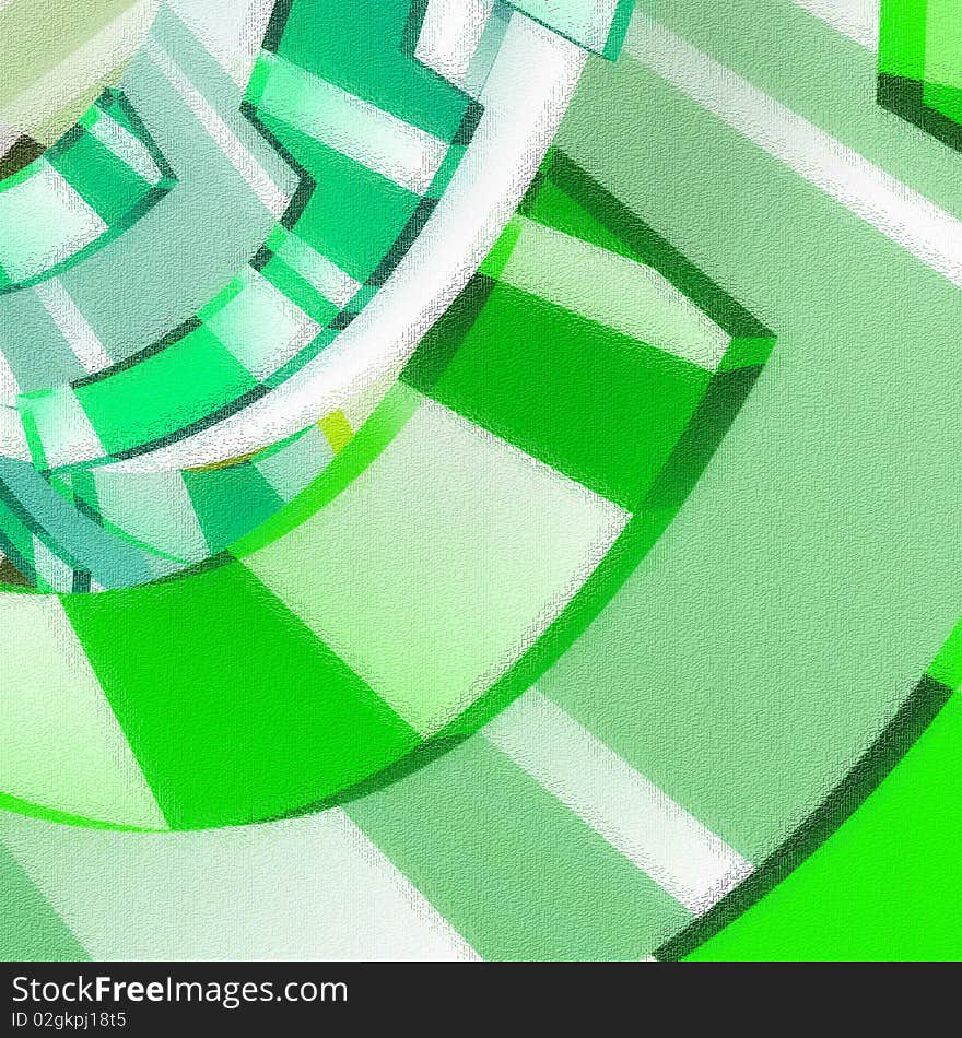 Abstract image of colored lines, illustration. Abstract image of colored lines, illustration