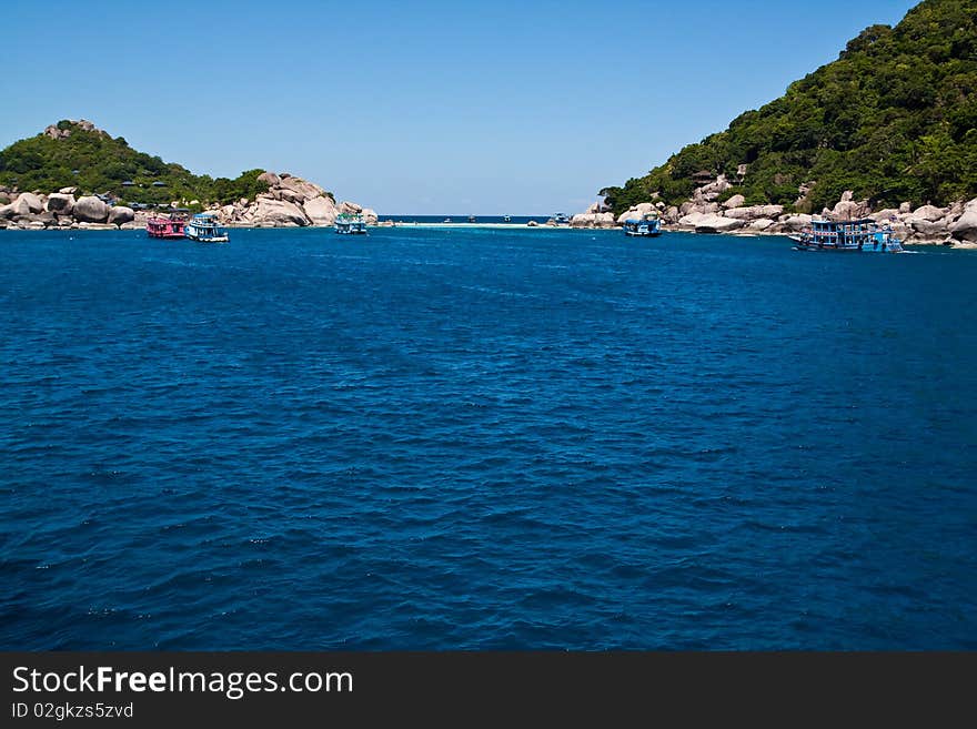 Nang-Yuan 2 Islands at the south of Thailand