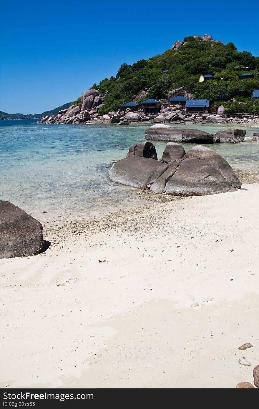 Sand Rock Nang-Yuan at the south of Thailand