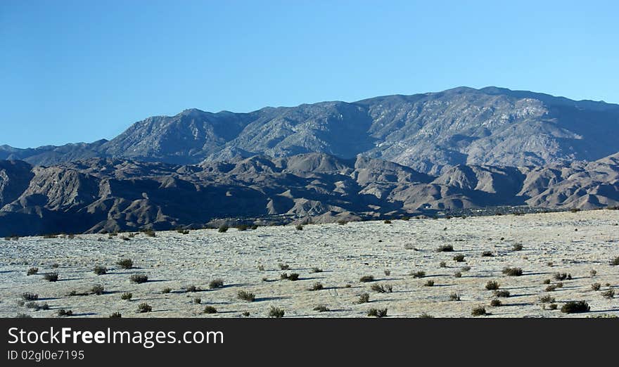 Desert Black Mountain in north America. Desert Black Mountain in north America.