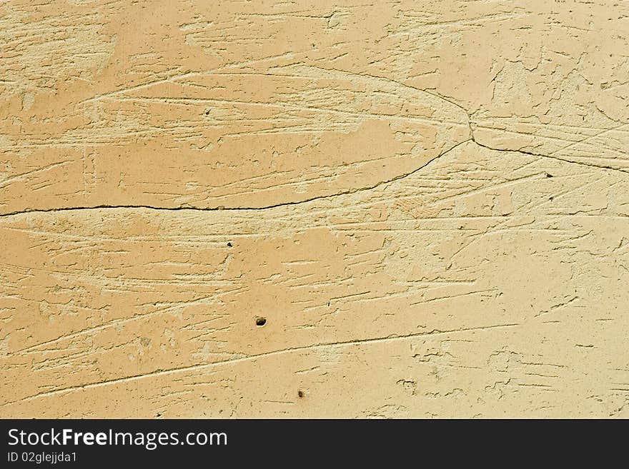 Crack in the brick grunge background texture