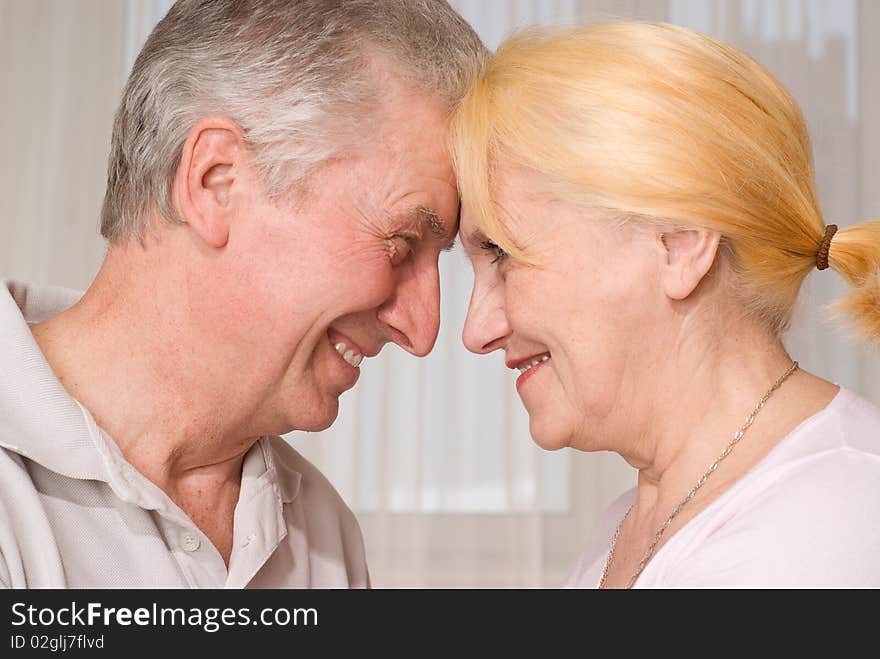 Portrait of a beautiful and happy couple. Portrait of a beautiful and happy couple