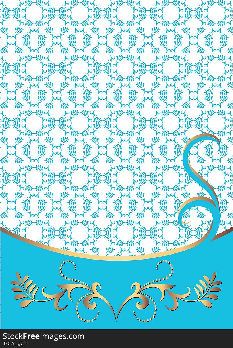 Background with ornament