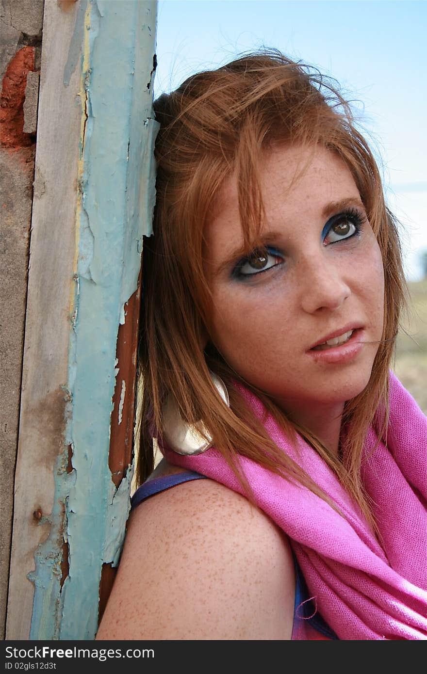 A portrait of a beautiful white, caucasian girl teenager. A portrait of a beautiful white, caucasian girl teenager