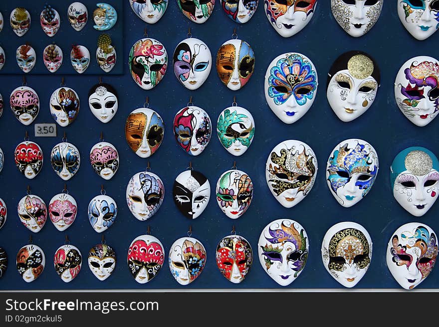 Carnival Masks For Sale, Venice