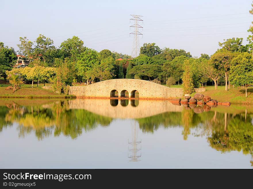 Bridge at the park near my home