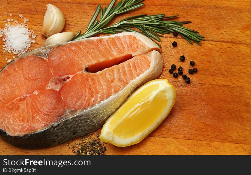 Fresh salmon