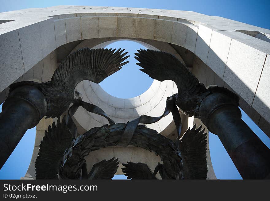 World War II Memorial in Washington D.C photo was taken in 2009